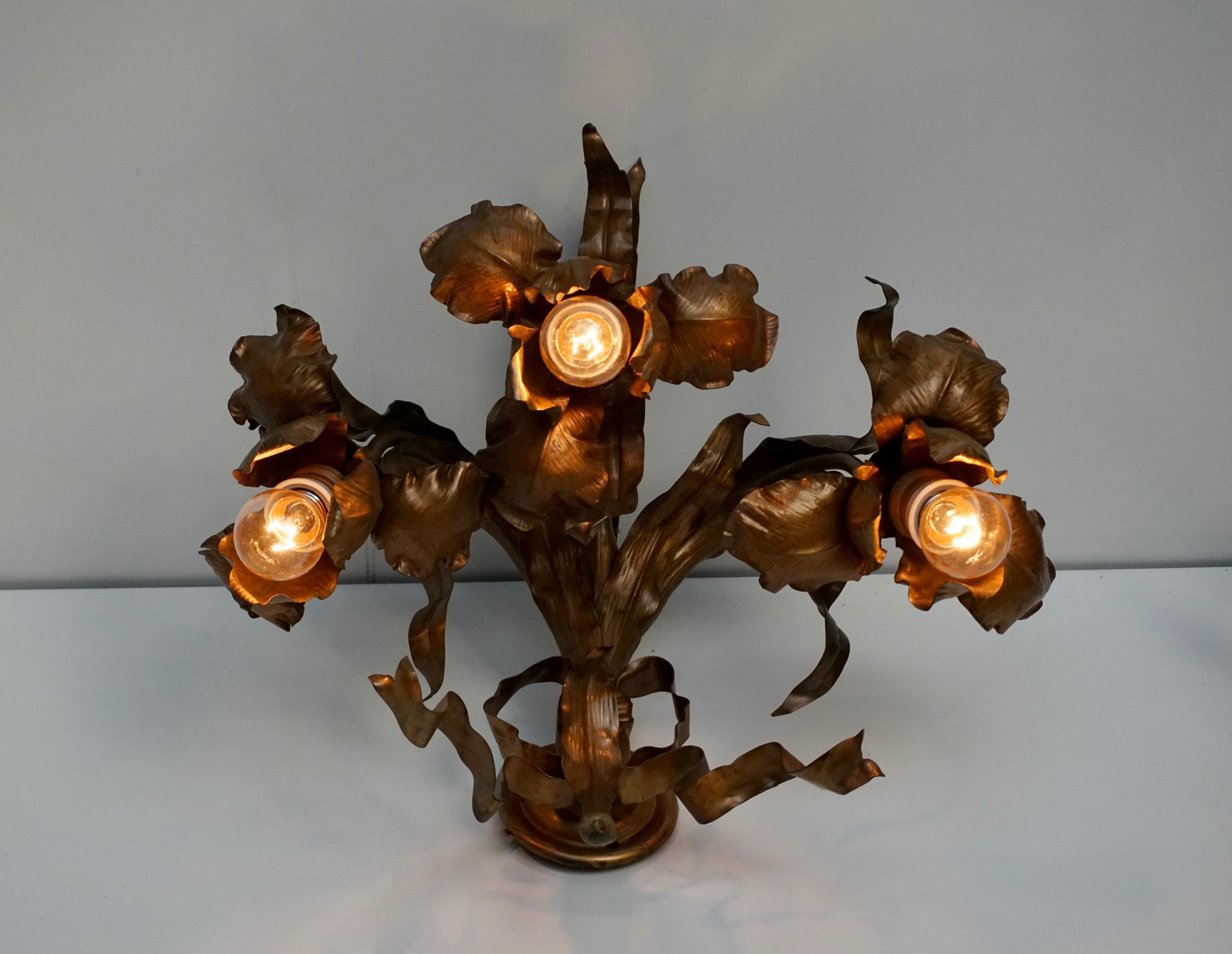 Pair of Art Nouveau Wall Lights, Sconces Belgium 5