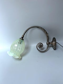 Coppia di lampade da parete in stile liberty