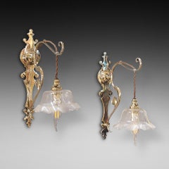 Pair of Art Nouveau Wall Sconces