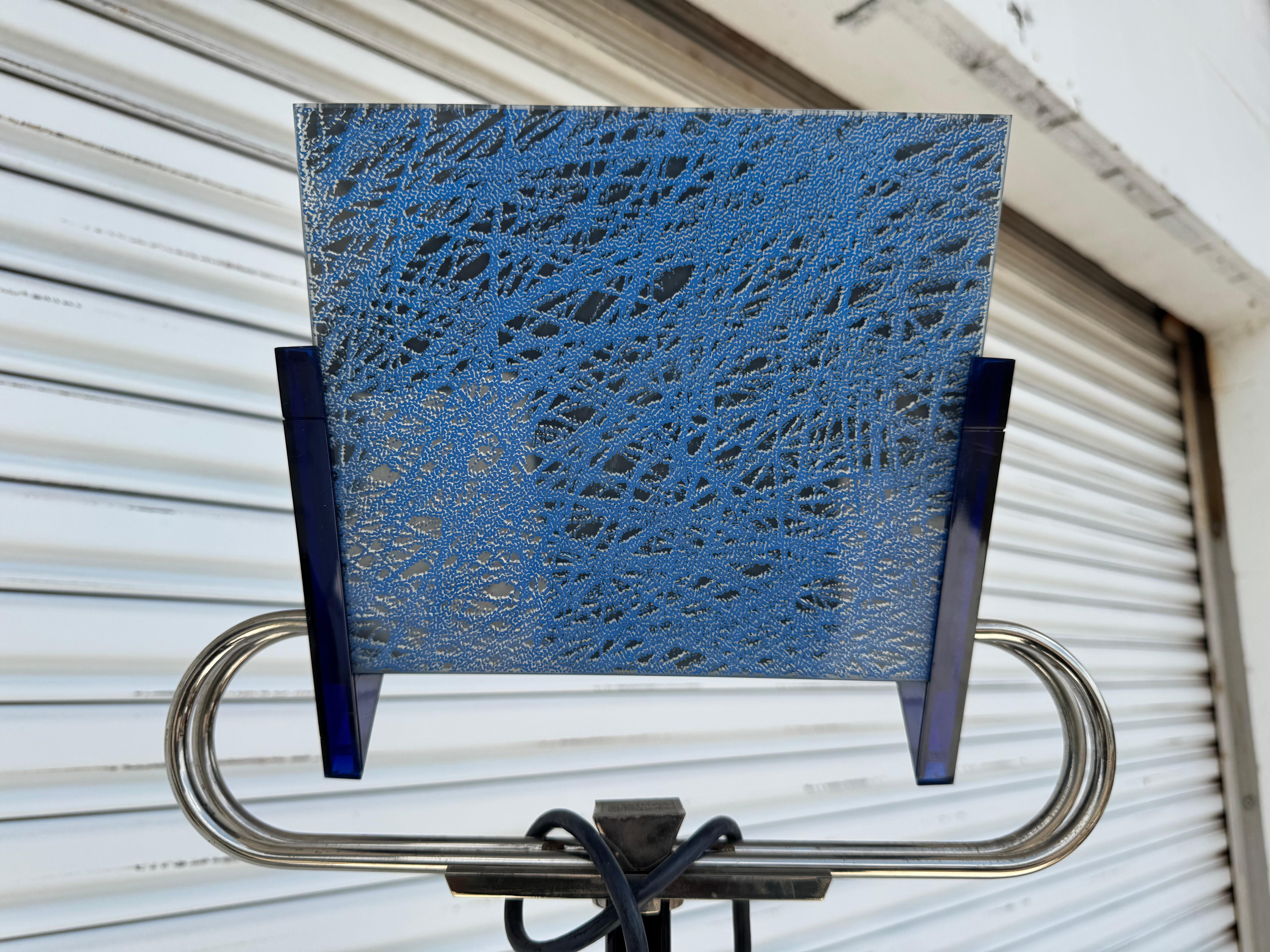 Italian Pair Of Arteluce Memphis Style Floor Lamps For Sale