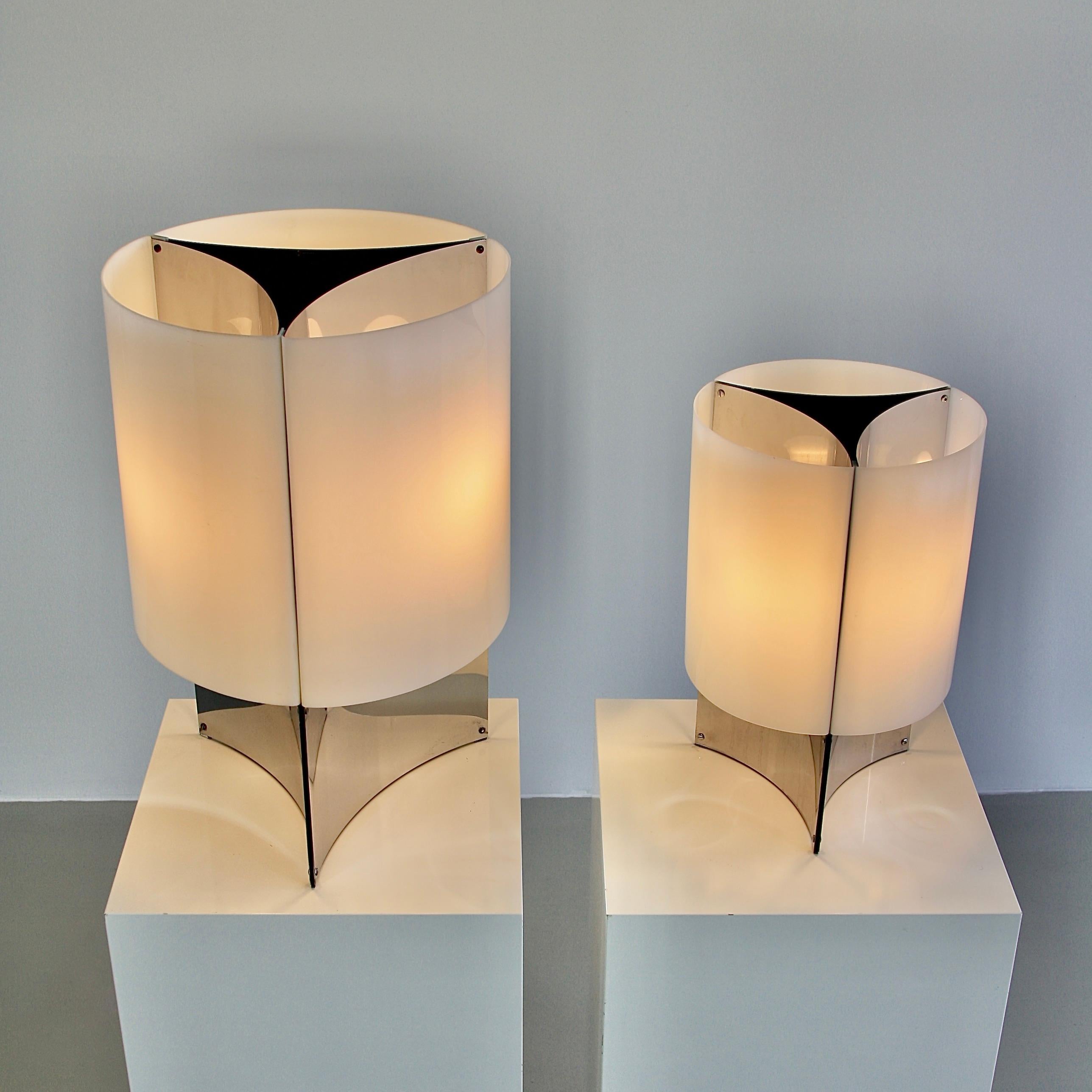 Italian Pair of Arteluce Table Lamps, 1965