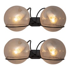 Pair of Arteluce Wall Lights by Gino Sarfatti, 1970s