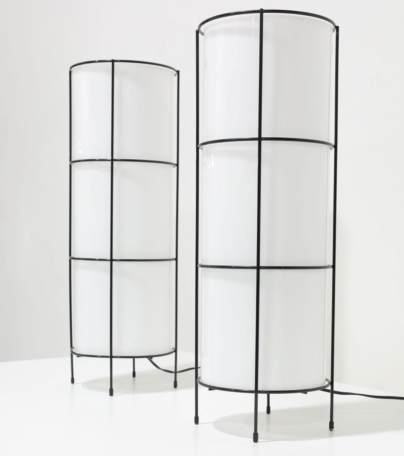 Italian Pair of Artemide Attributed Table Lamps, circa 1970s For Sale