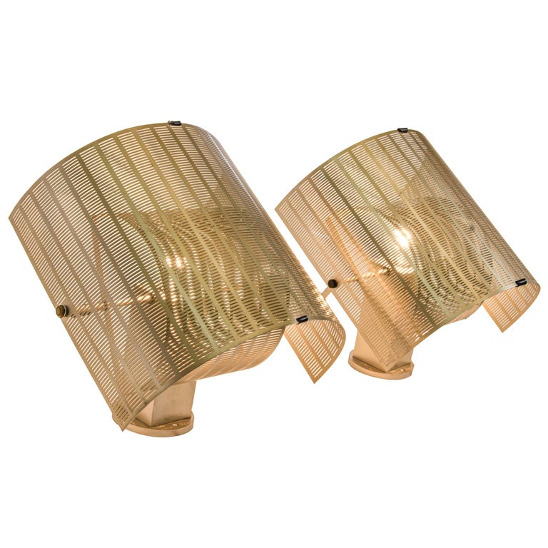 Mario Botta for Artemide Pair of Shogun Parete Wall Lights, 1960s, Offered by muromant