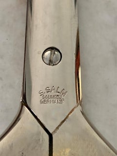 Pair of Arthur Salm German Scissors in Leather Case