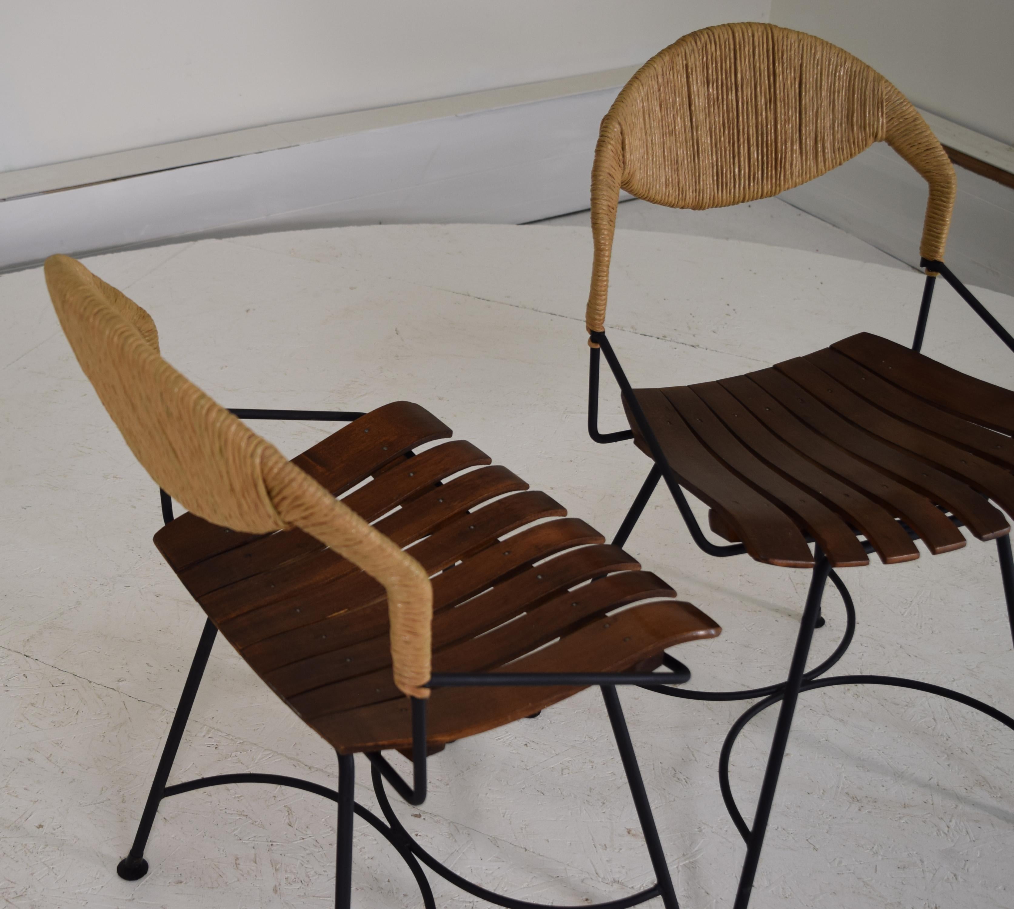 Rush Pair of Arthur Umanoff Chairs