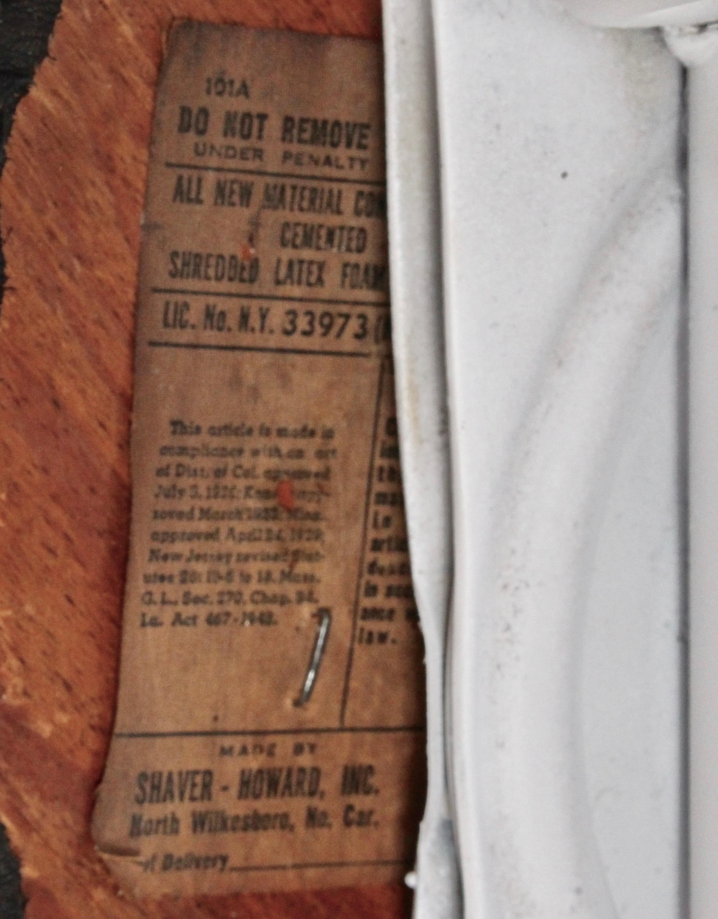 Mid-20th Century Pair of Arthur Umanoff for Shaver Howard Iron, Rattan & Black Leather Bar Stools