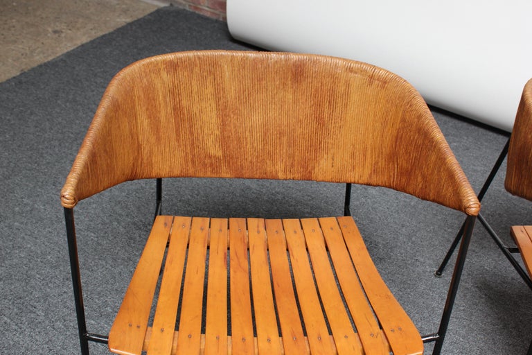 Pair of Arthur Umanoff for Shaver Howard Modernist Lounge Chairs with