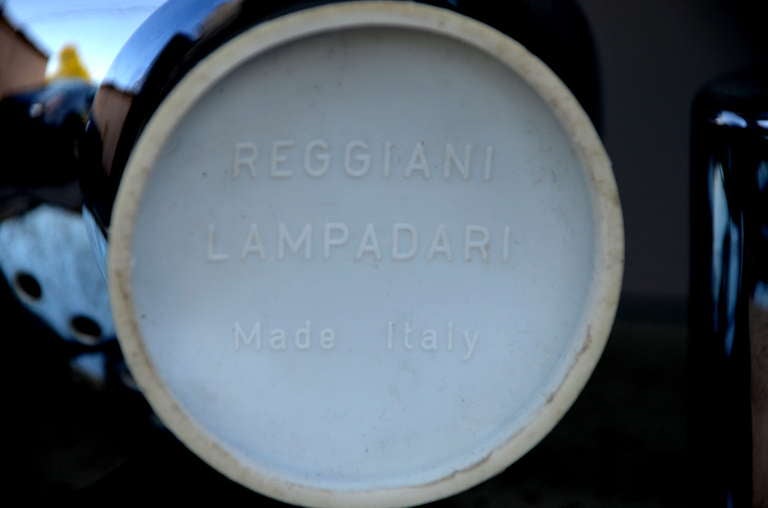 Paire de lampadaires à globe articulé de Reggiani Lampadari en vente 4