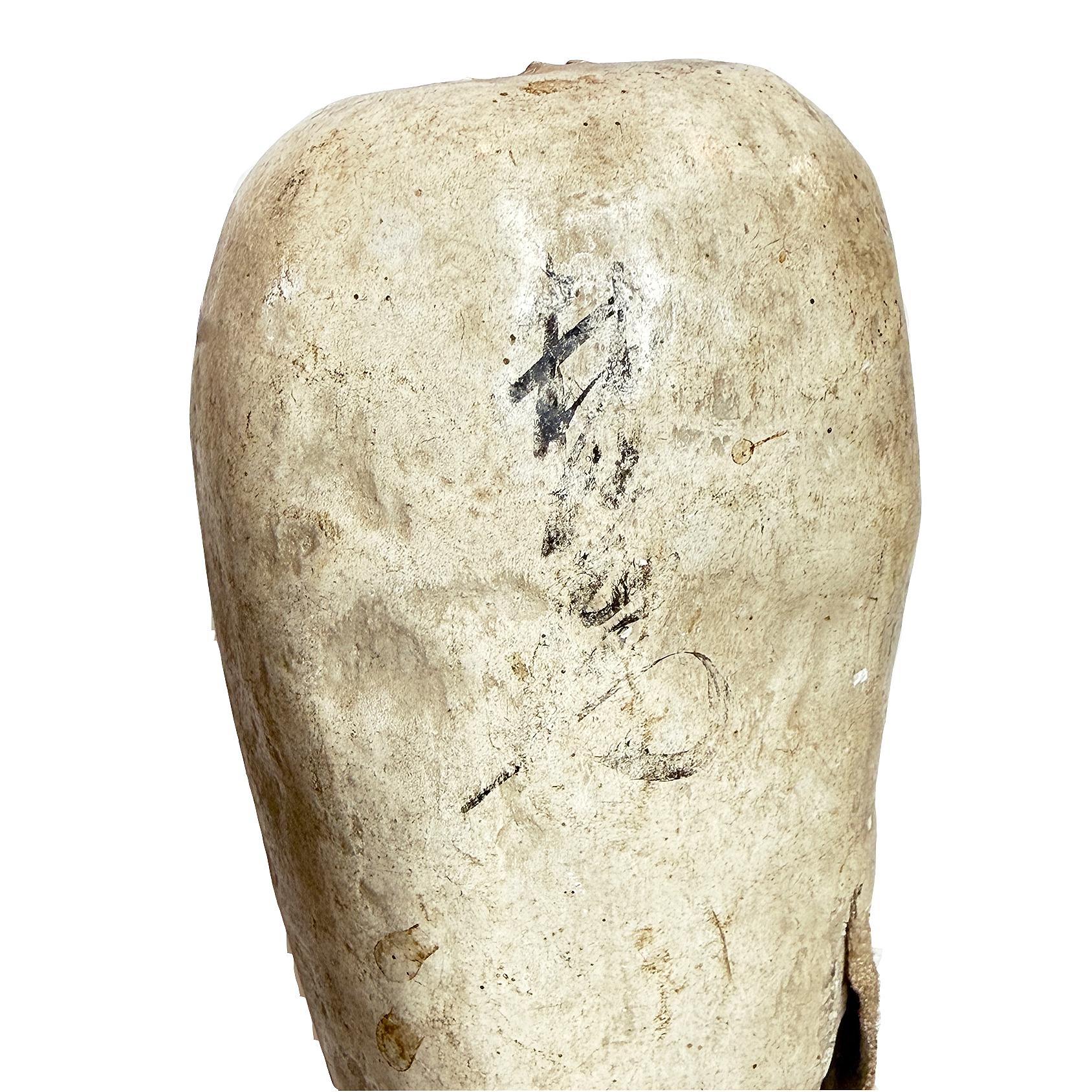 Papier Paire de jambes articulées de marionnettes Bunraku en papier mâché, japonaises, période Meiji en vente