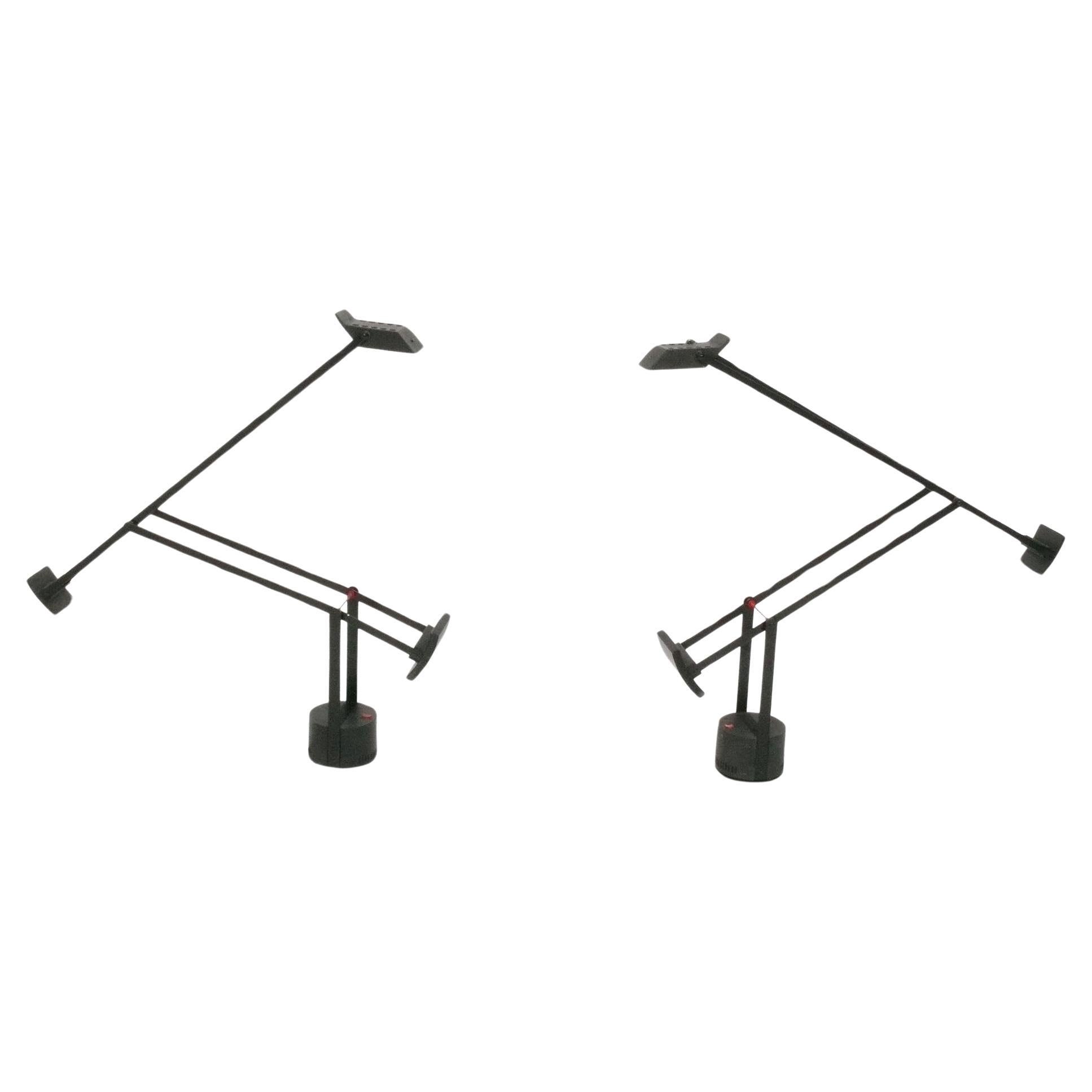 Pair of Articulated Tizio Lamps by Richard Sapper for Artemide