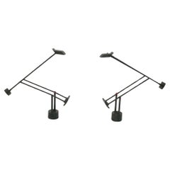 Pair of Articulated Tizio Lamps by Richard Sapper for Artemide Pair of Articulated Tizio Lamps by Richard Sapper for Artemide