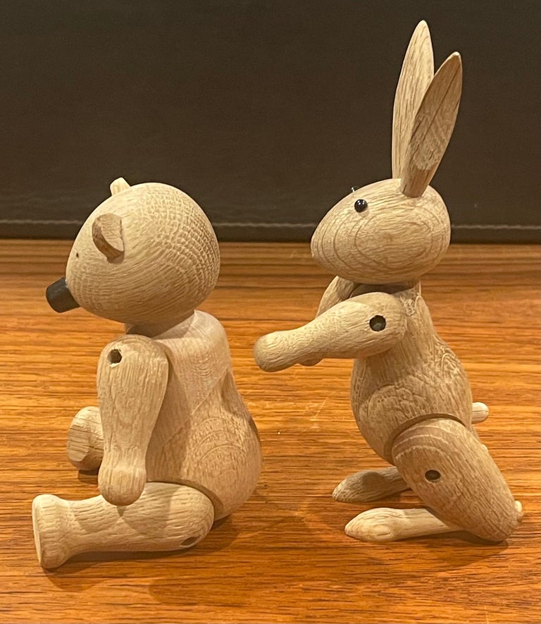 Ours En Bois Kay Bojesen - Design Danois Vintage - Très Bon état