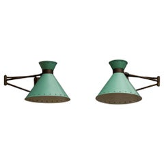 Paire de Lights articulées, France 1950's