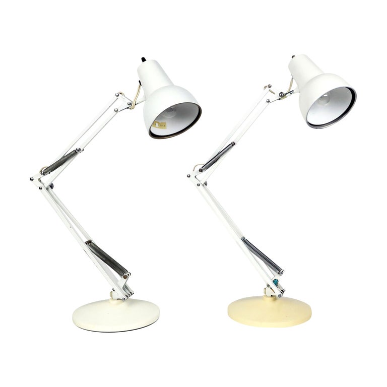 Pair of Articulating Luxo Desk Lamps at 1stDibs