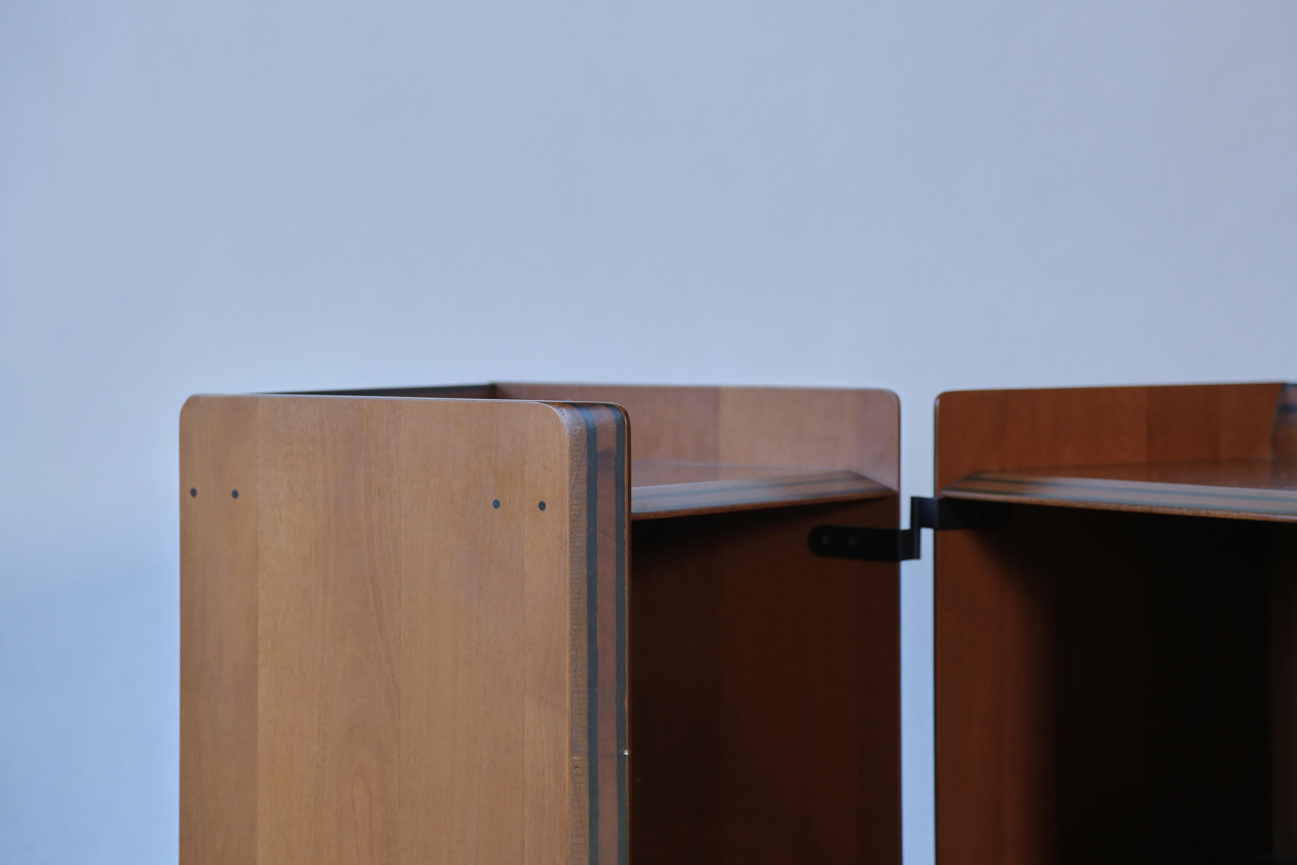 Pair of Artona Nightstands / Side Tables by Afra and Tobia Scarpa, Italy, 1970s For Sale 6