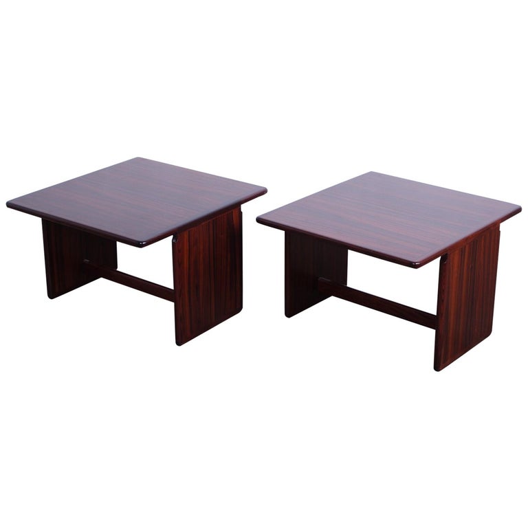 Pair of "Artona" Tables by Afra and Tobia Scarpa For Sale