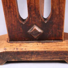 Pair of Arts and Crafts Elm Tables