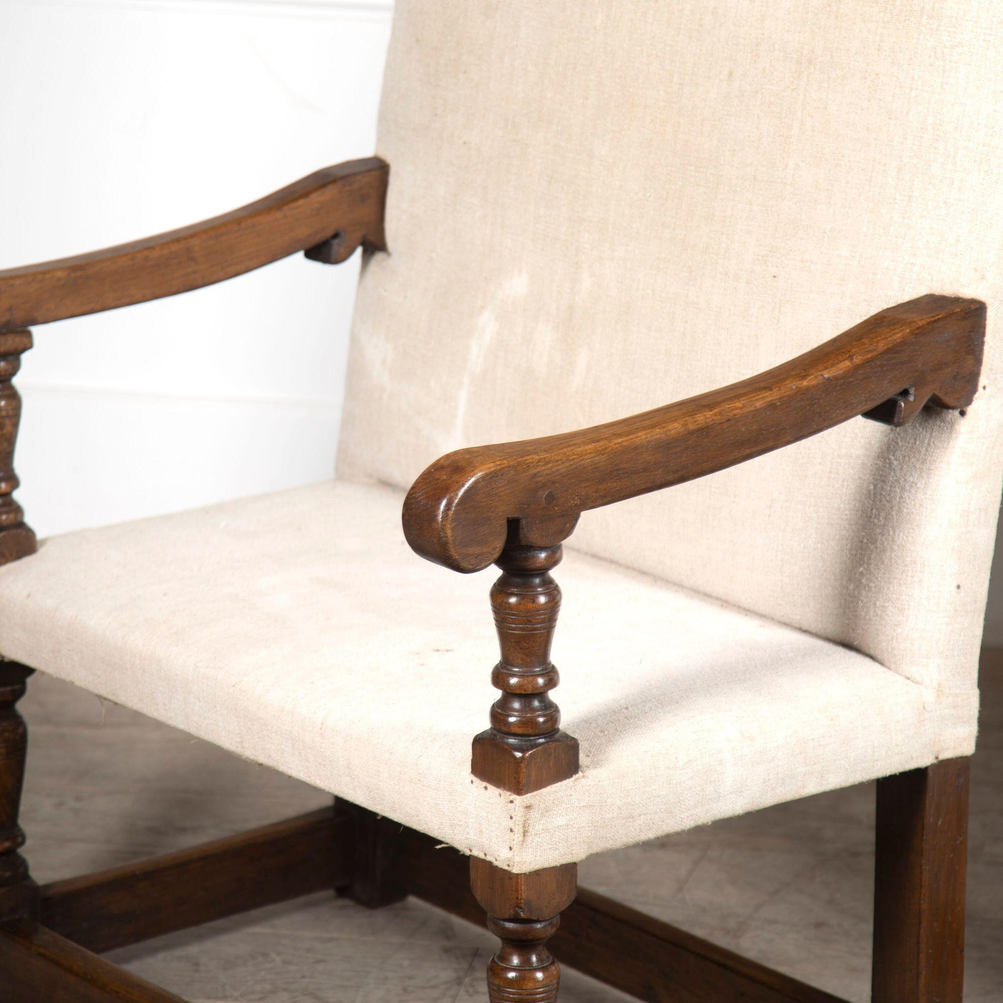 English Pair of Arts and Crafts Farthingale Chairs