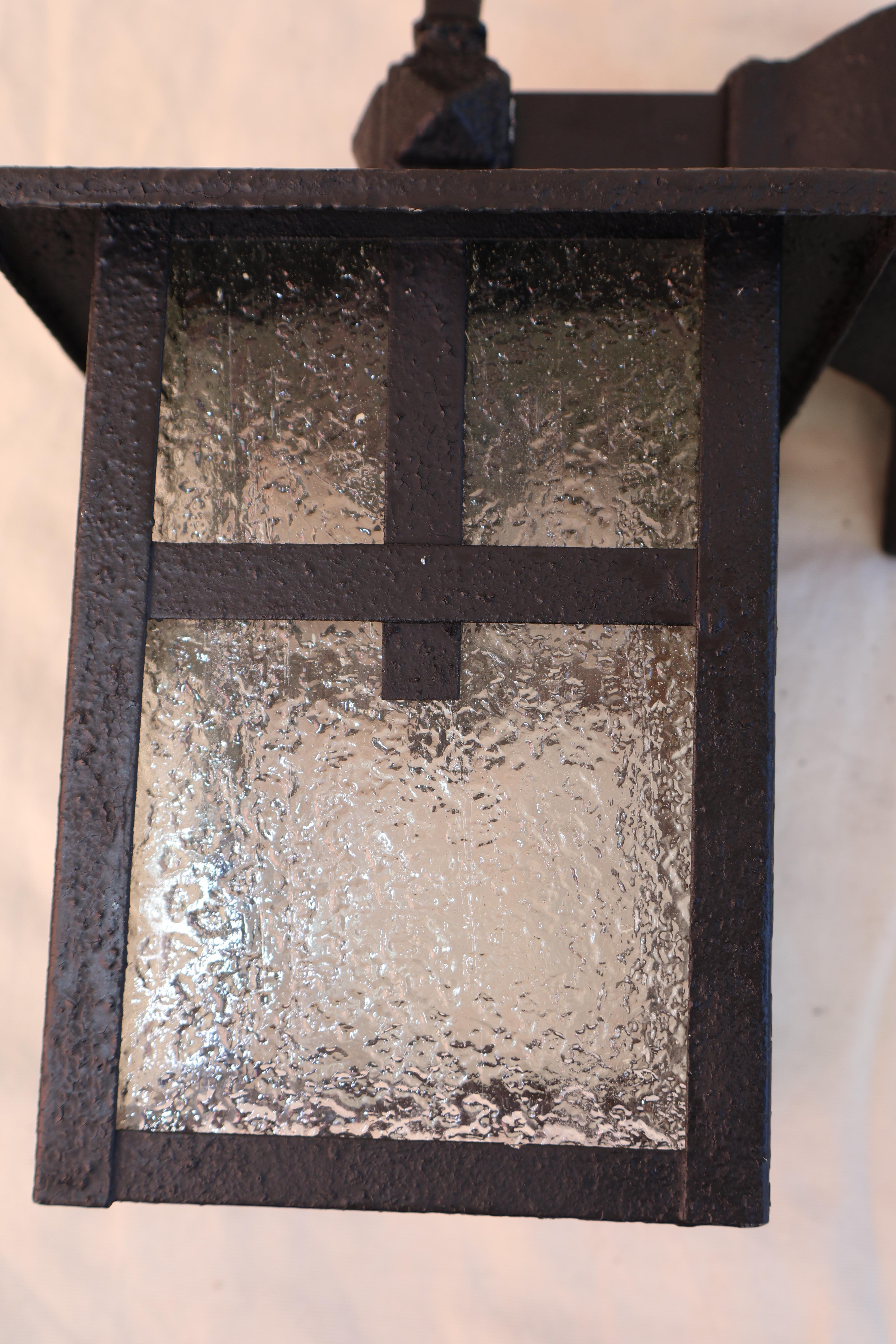 Américain Paire d'appliques d'extérieur Arts and crafts en vente