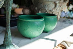 Pair of Arts & Crafts Owens Jardinières