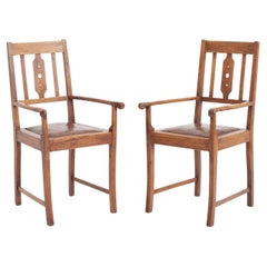 Pair of Arts & Craft Armchairs