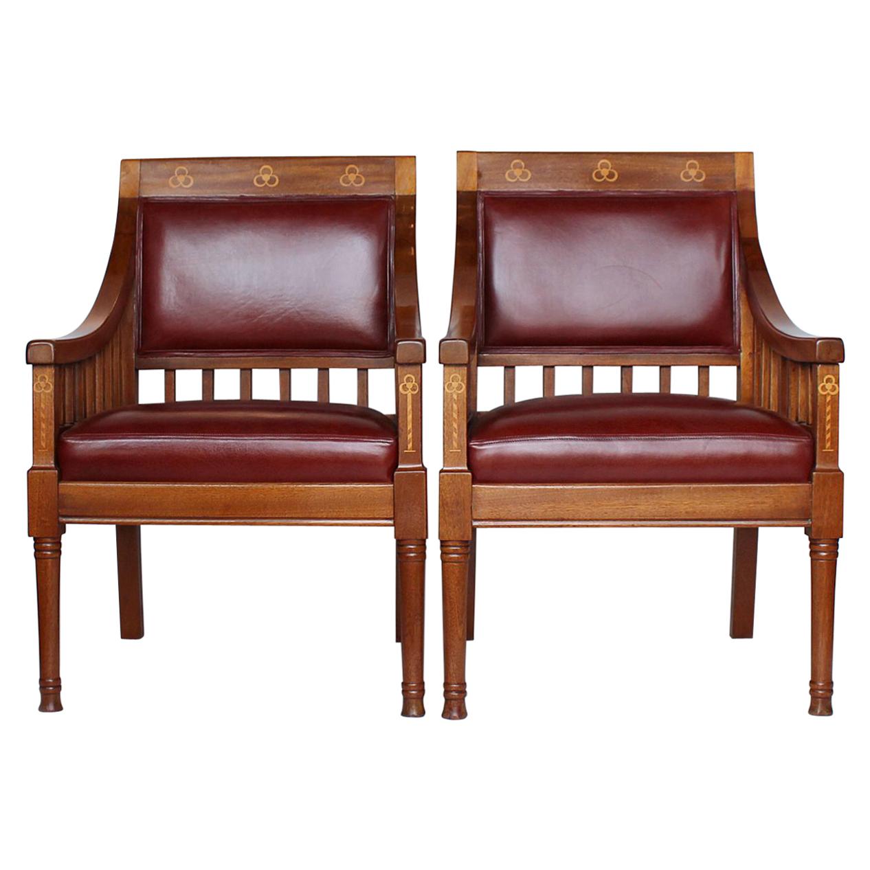 Pair of Arts & Crafts Armchairs