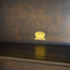 Pair of Arts & Crafts Gunn Mahogany Four Stack Barrister Bookcases, c1920