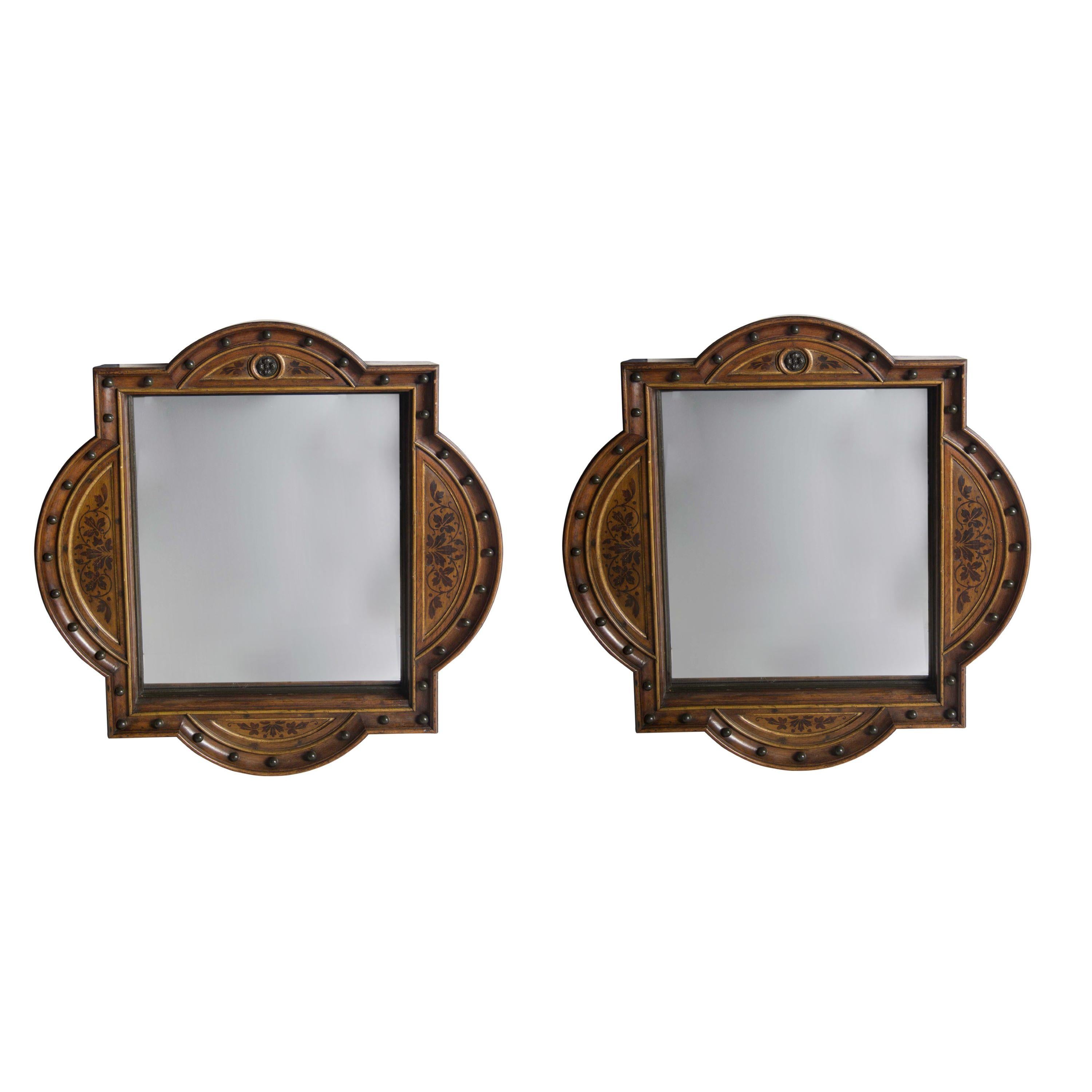 Pair of Arts & Crafts Mirrors