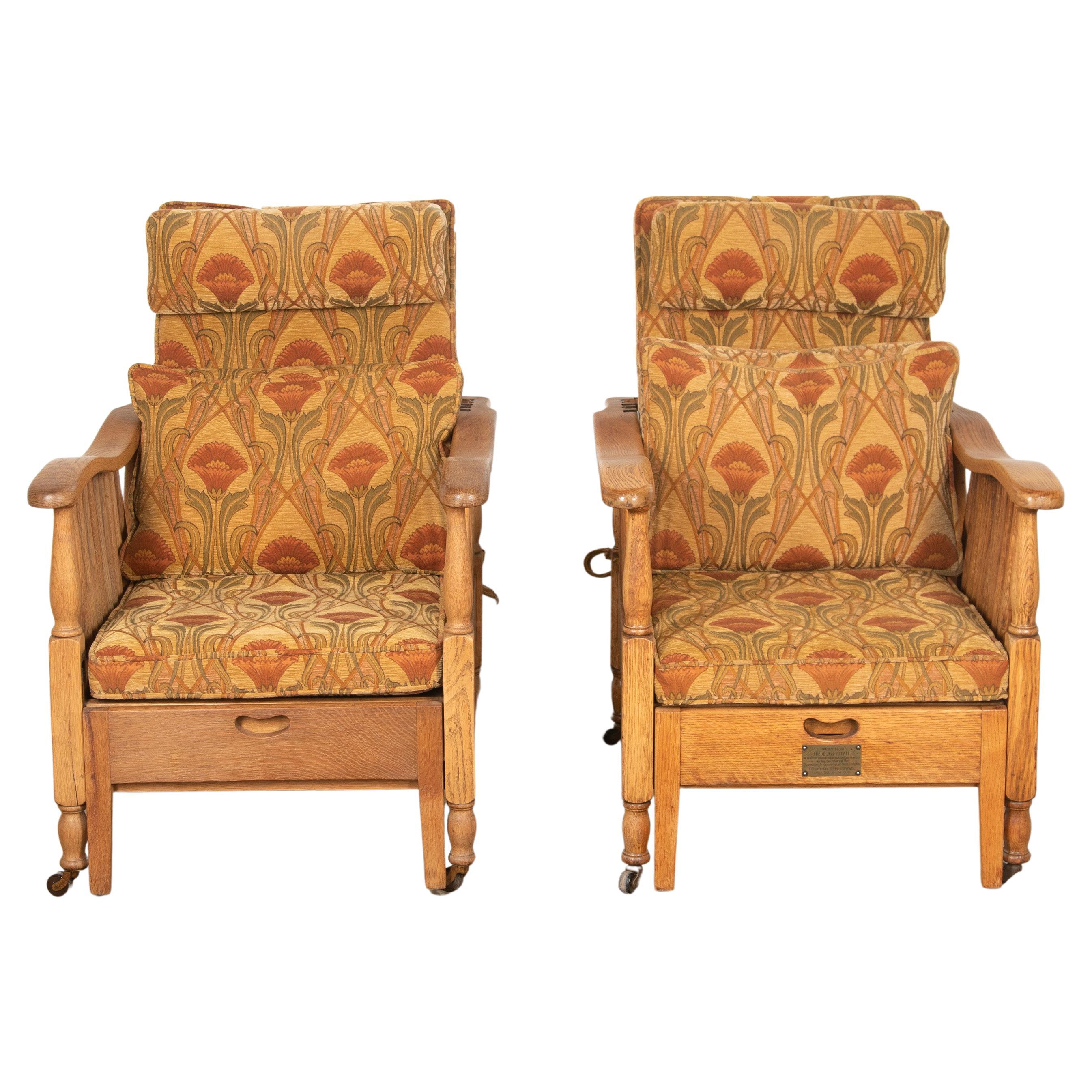 Pair of Arts & Crafts Recliners