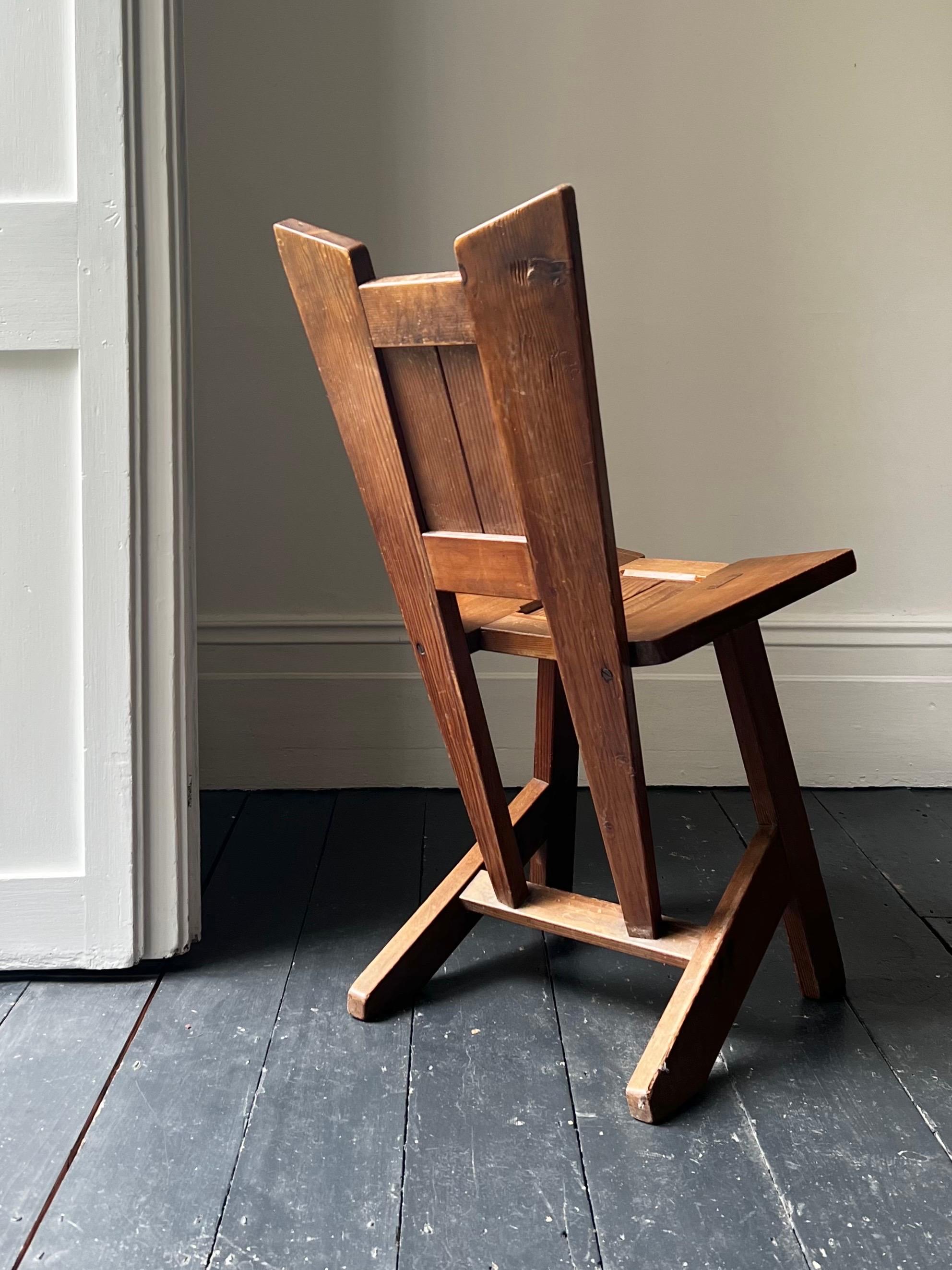 20ième siècle Paire de chaises d'appoint Arts & Crafts, début du 20ème siècle européen en vente