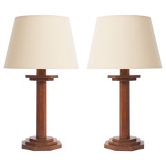 Pair of Arts 
Crafts Table Lamps