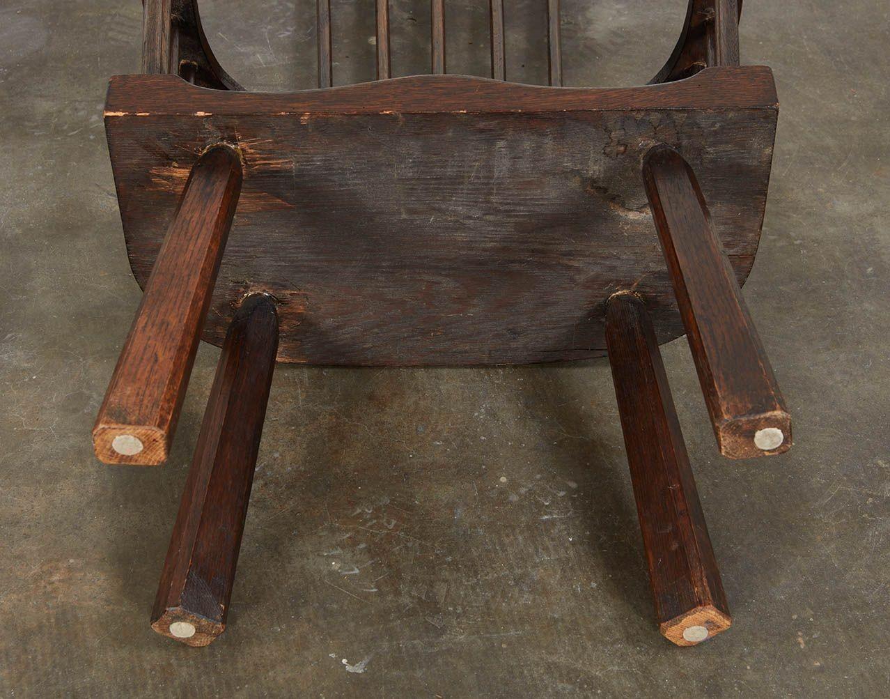 Paire de fauteuils Windsor Arts & Crafts Bon état - En vente à Greenwich, CT