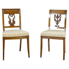 Pair of Ash Chairs from the 2nd Half of the 19th Century