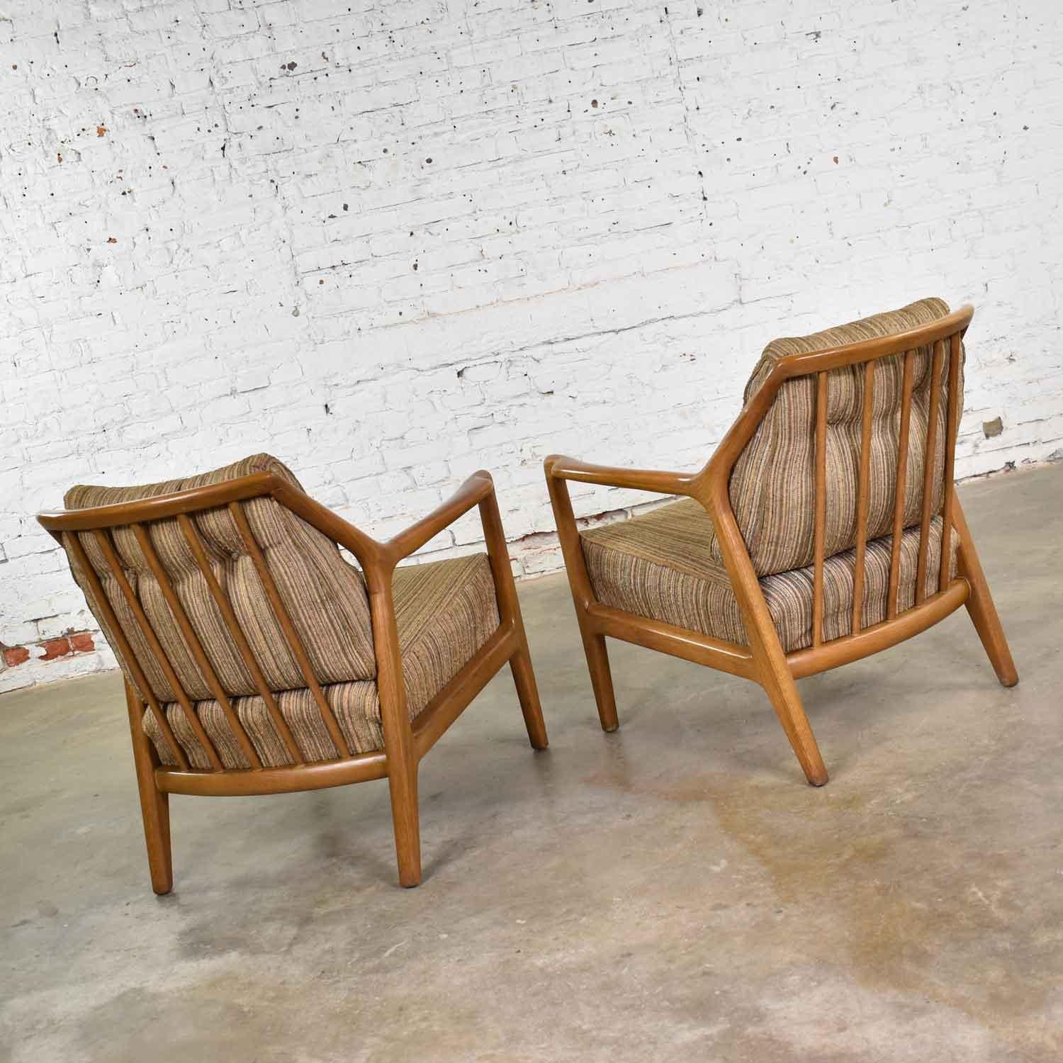 Pair of Ash Group Spindle Back Chairs by Jack Van der Molen for Jamestown Lounge 3