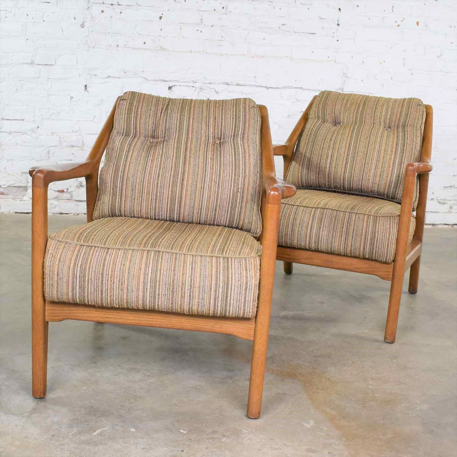 Pair of Ash Group Spindle Back Chairs by Jack Van der Molen for Jamestown Lounge 5