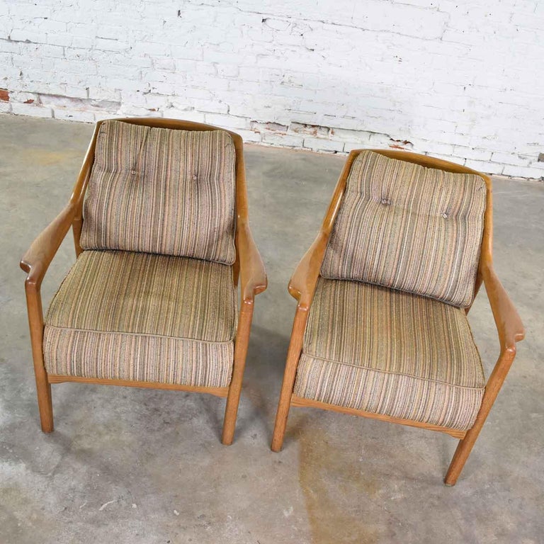 Pair of Ash Group Spindle Back Chairs by Jack Van der