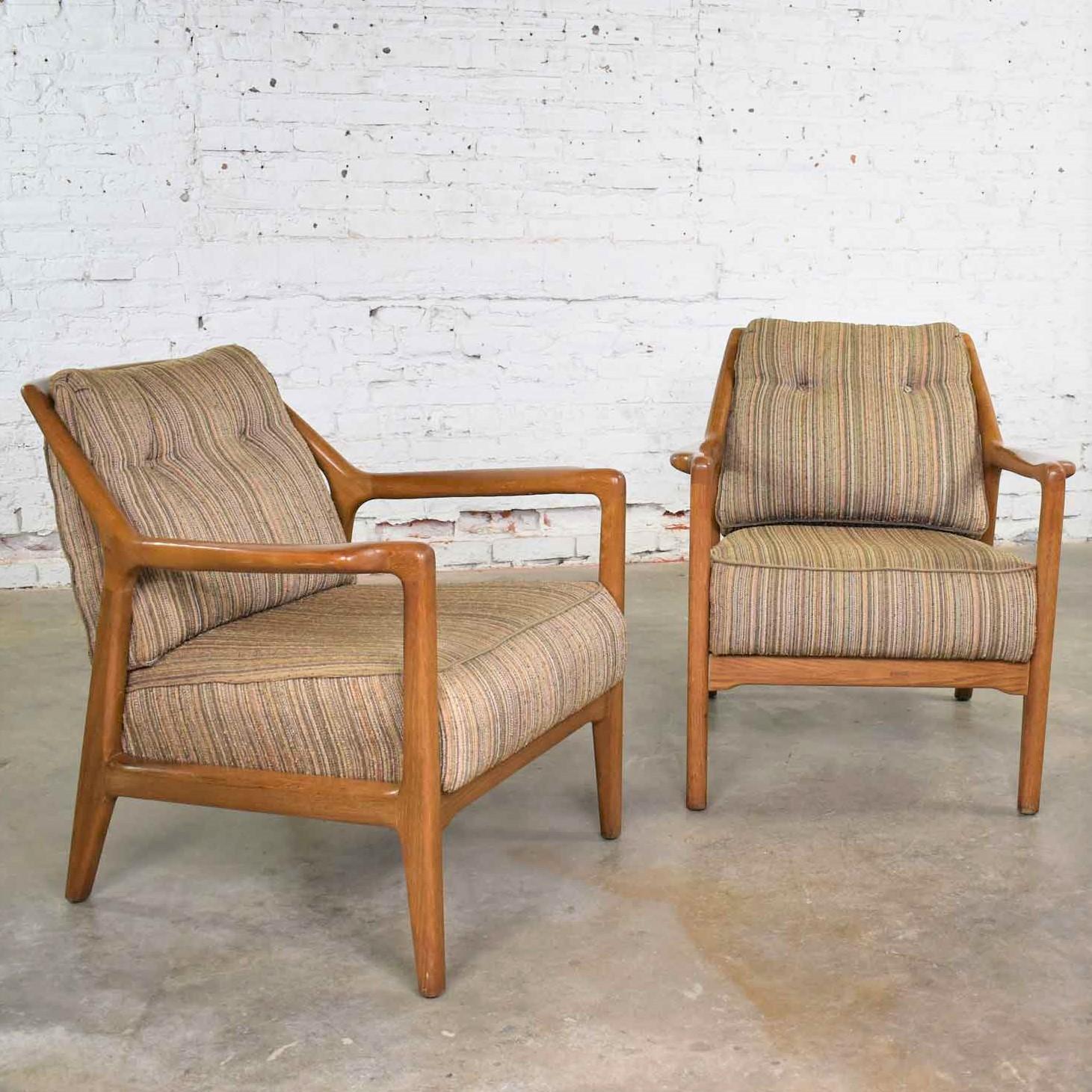 Pair of Ash Group Spindle Back Chairs by Jack Van der Molen for Jamestown Lounge 1