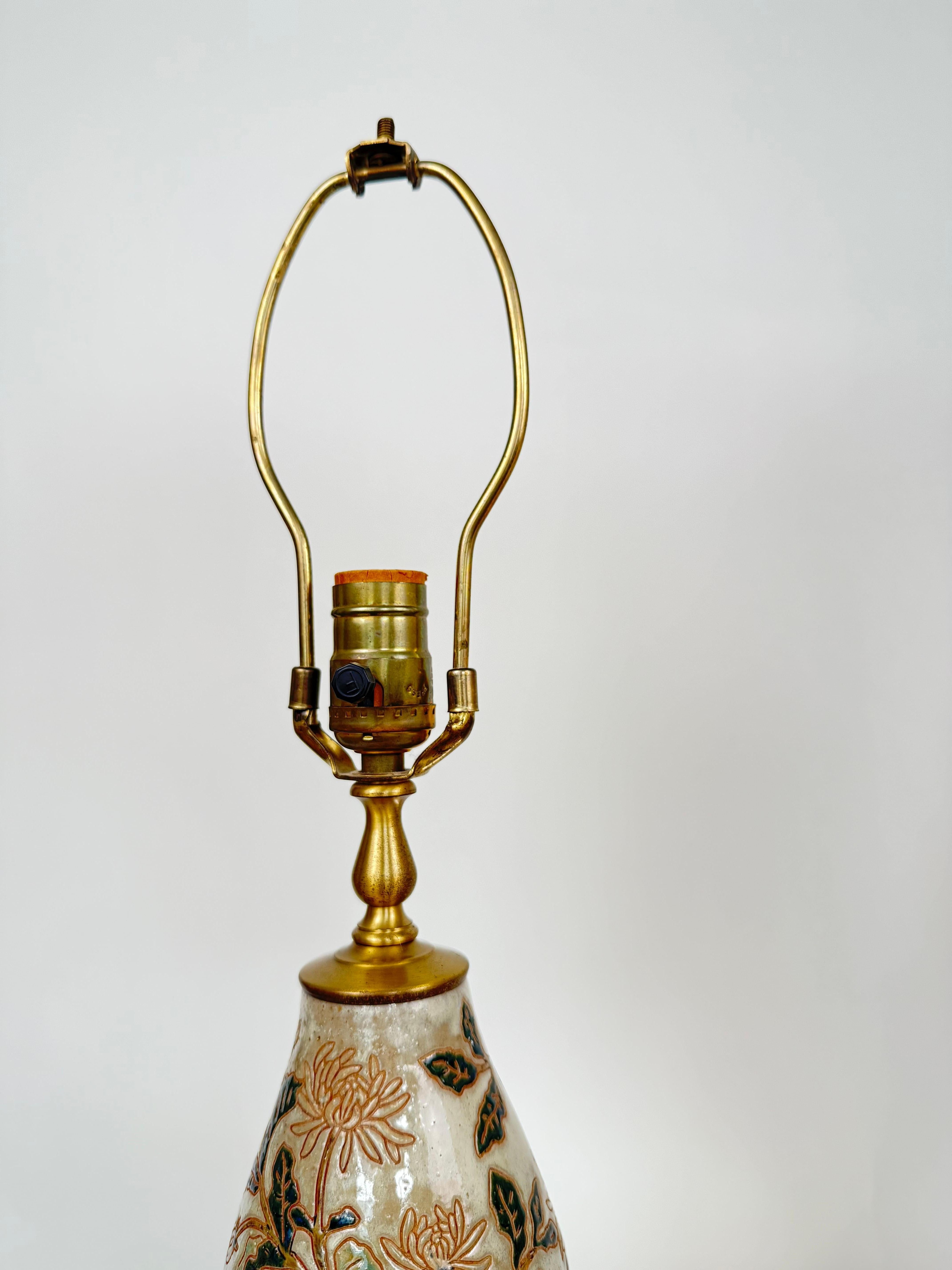 Fin du 20e siècle Paire de lampes asiatiques en forme de gourde en vente