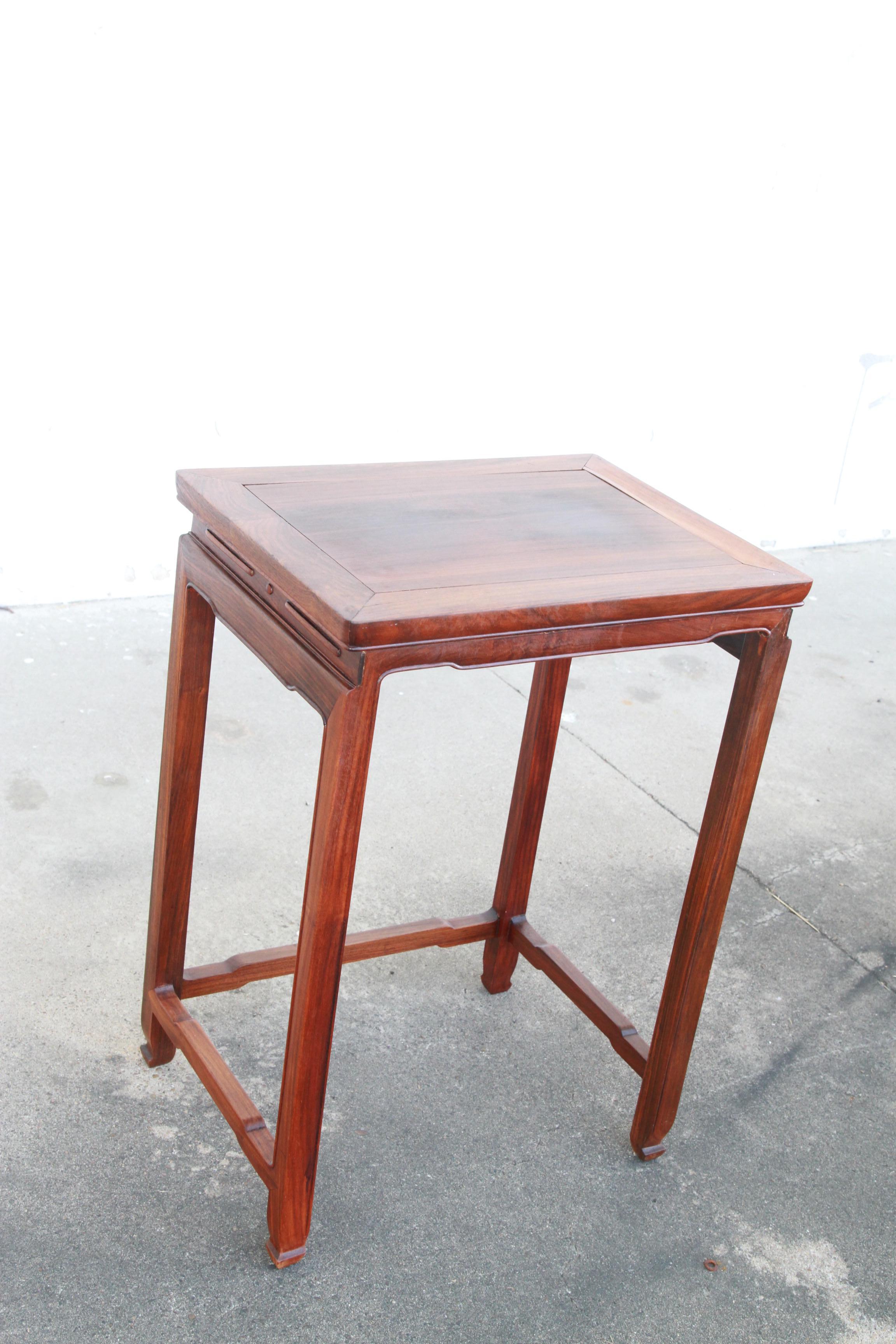 Pair of Asian Night Stands For Sale 1