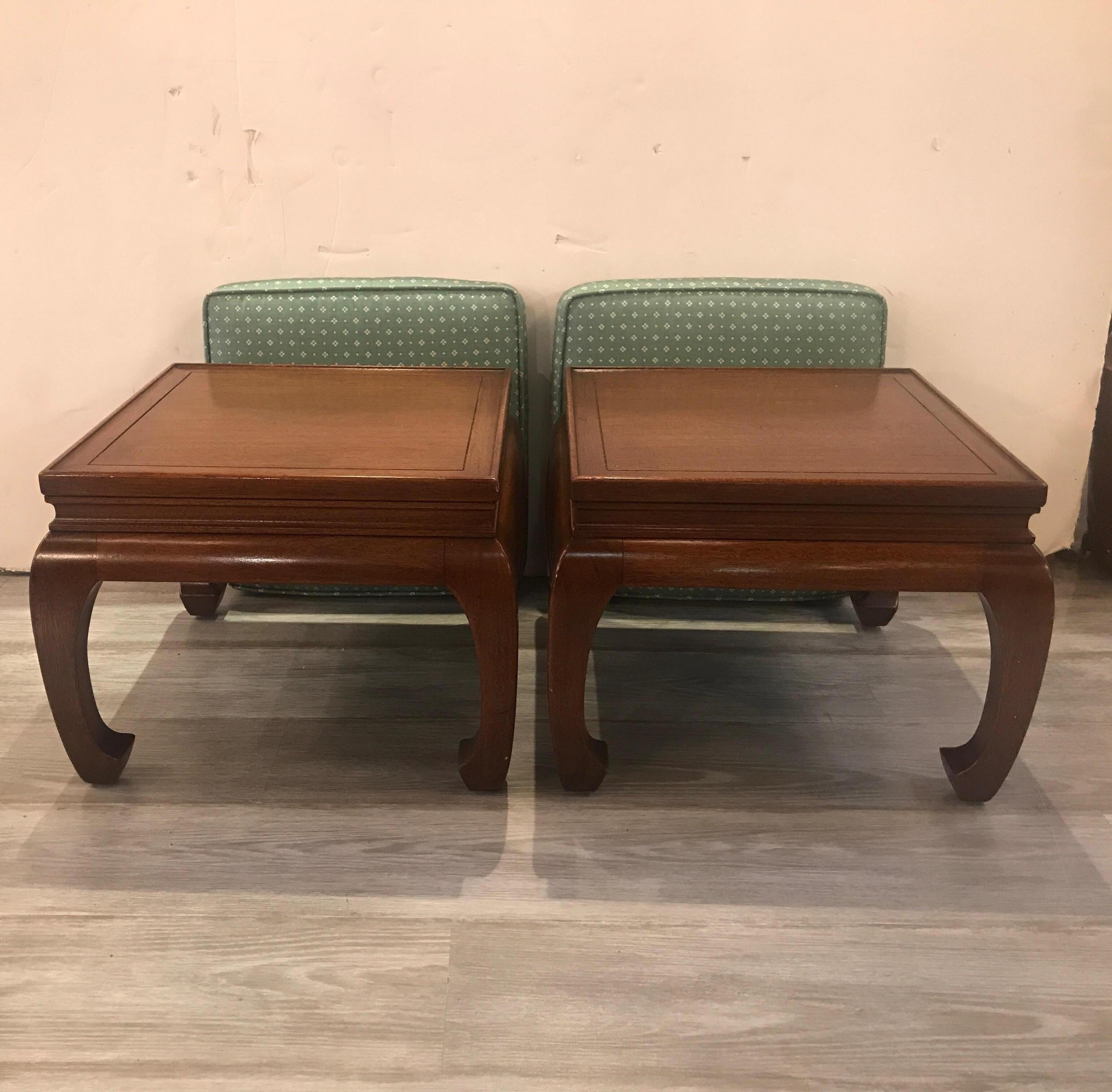 Pair of Asian Style Benches or Stands In Good Condition In Lambertville, NJ