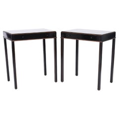 Pair of Asian Style Italian Side Tables