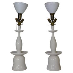 Vintage Pair of Asian Style Lamps