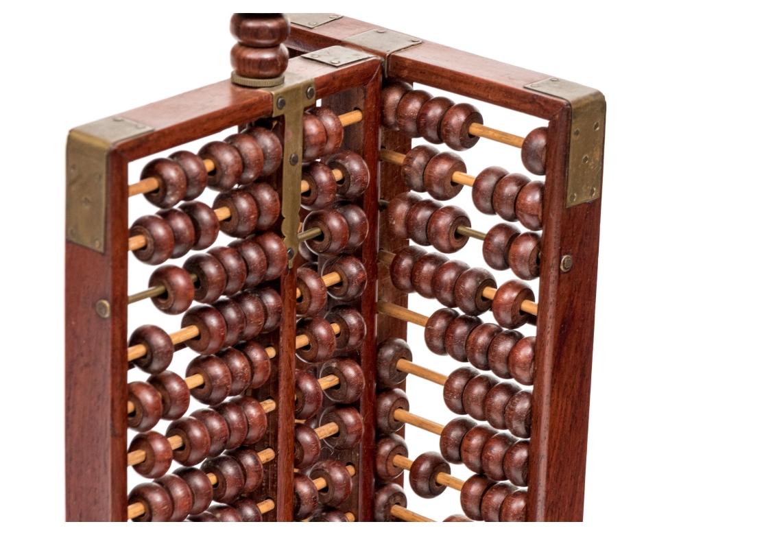 Paar Asiatische Holz Abacus Form Tischlampen (20. Jahrhundert) im Angebot