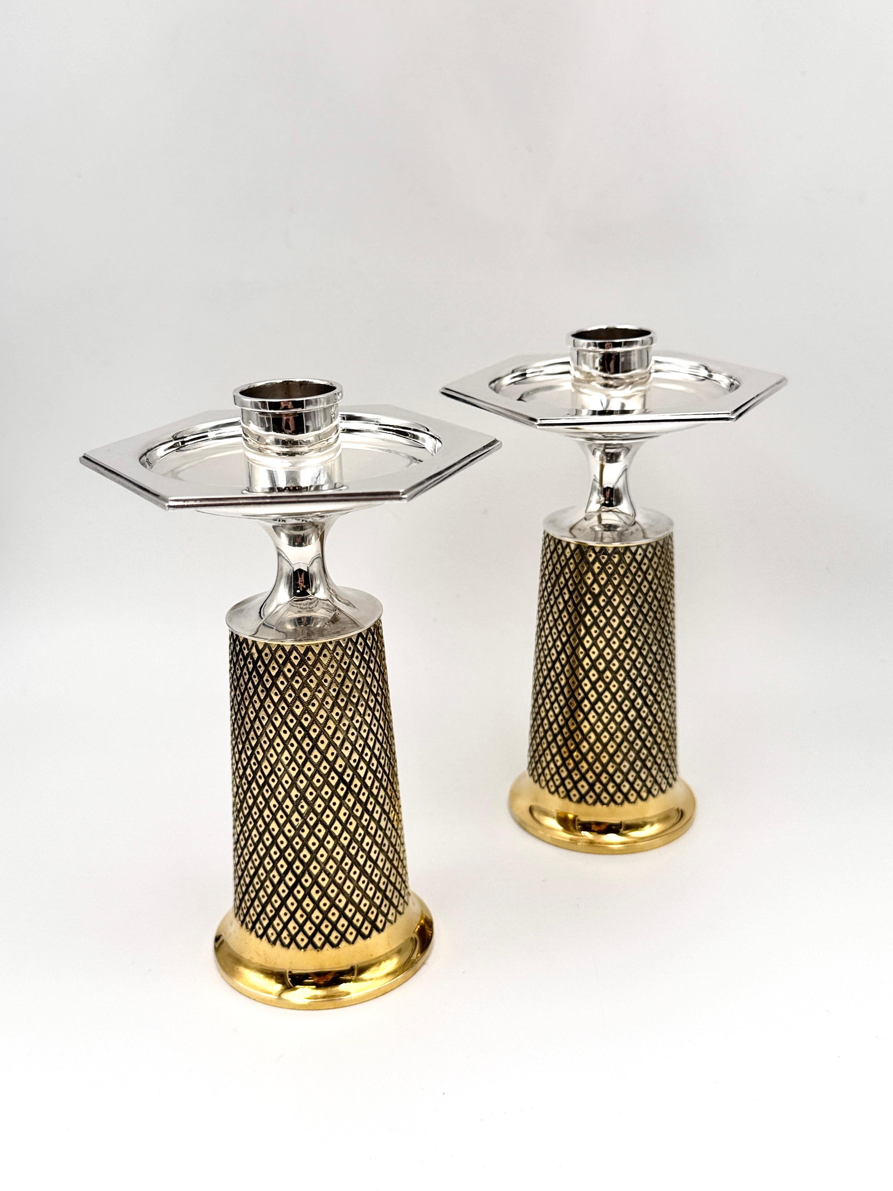 Pair of Asprey & Co. Candlesticks For Sale 3
