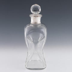 Pair of Asprey Decanters – Scrooge with Silver Collar