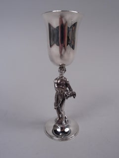 Pair of Asprey English Classical Sterling Silver Cocktail Cups, 1981