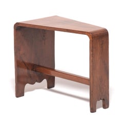 Pareja de mesas auxiliares asimétricas Decó, c. 1930