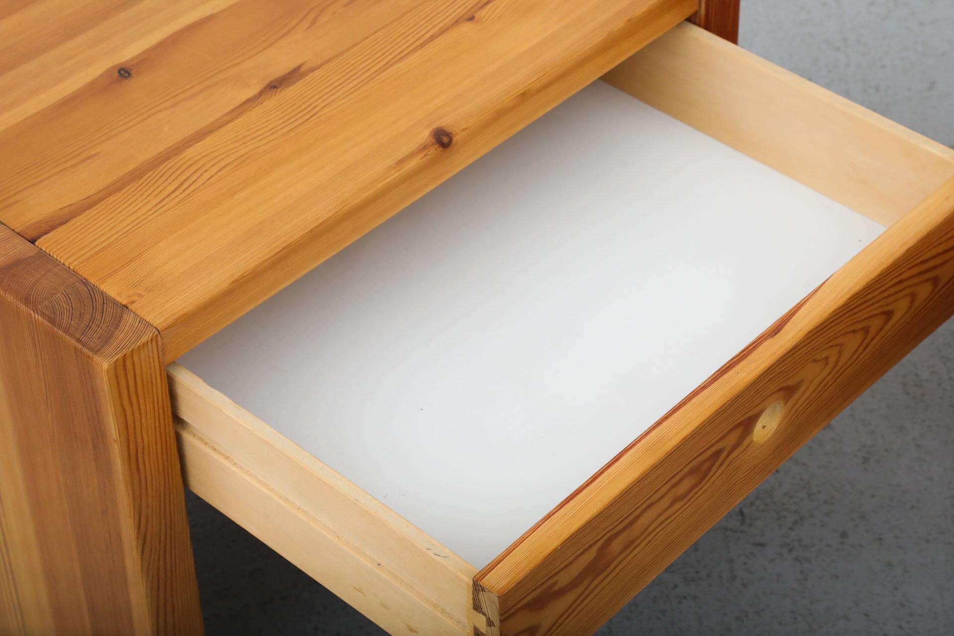 Pair of Ate Van Apeldoorn Pine Side Tables or Night Stands with Drawers 14