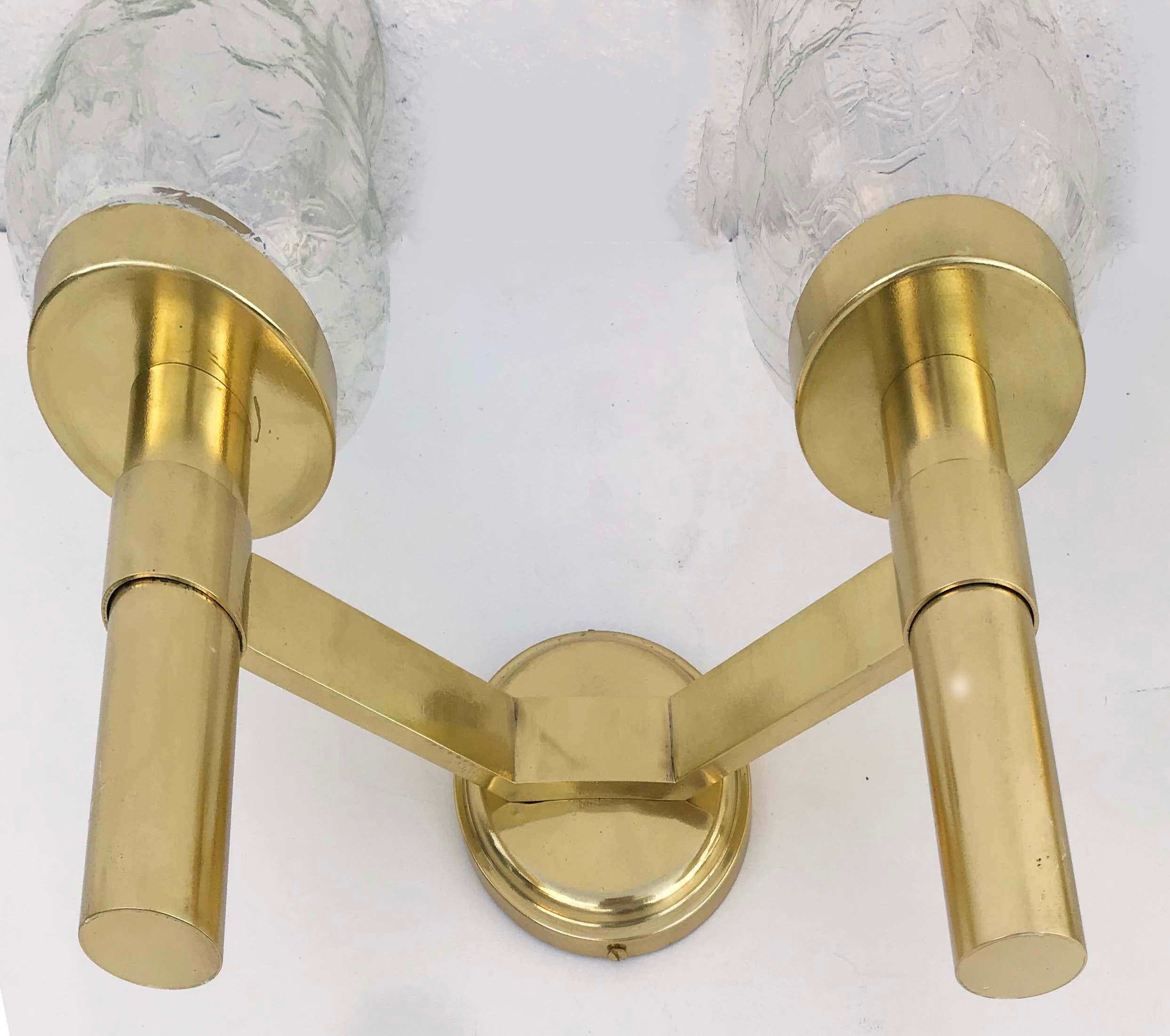 Mid-Century Modern Pair of Ateliers Perzel Sconces For Sale
